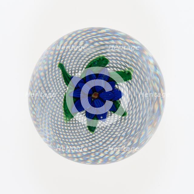 Paperweight, Saint-Louis, c. 1848-55. Creator: Saint-Louis Glassworks.