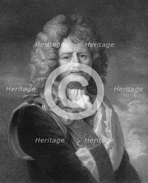 Sebastian le Prestre de Vauban, French military engineer, (1836).Artist: William Thomas Fry