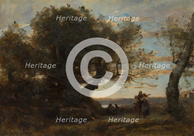 The Gypsies, 1872. Creator: Jean-Baptiste-Camille Corot.