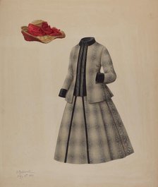 Doll's Suit and Hat, 1937. Creator: Louis Maldarelli.