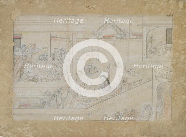 Wedding Preparations: folio from a Nala-Damayanti series, 1775-1800. Creator: Unknown.