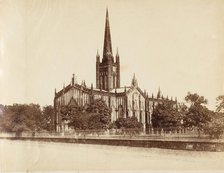 [The St. Pauls Cathedral, Calcutta], 1850s. Creator: Captain R. B. Hill.