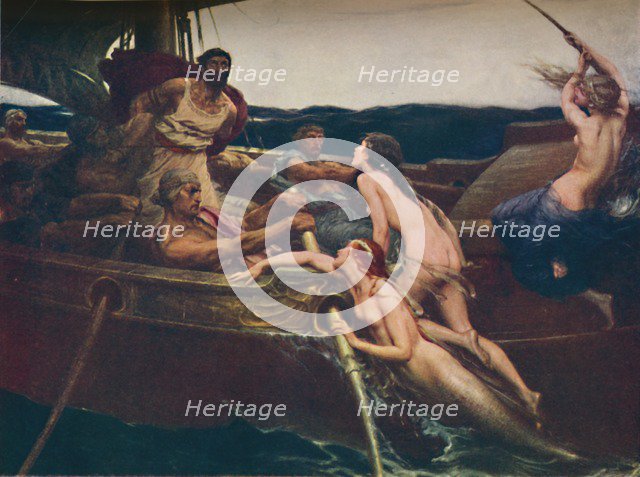 'Ulysses and the Sirens', 1909, (c1950). Creator: Herbert James Draper.