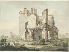 The ruin of Rijnsburg abbey, 1779-1838. Creator: Johannes van Lexmond.
