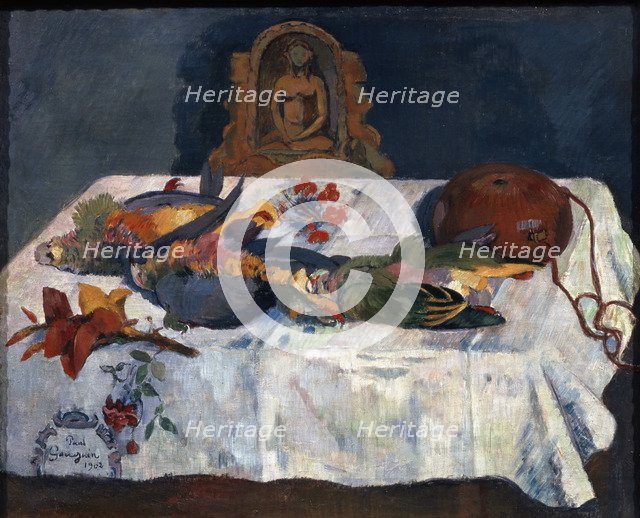 'Still life with Parrots', 1902.  Artist: Paul Gauguin