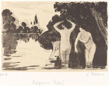 Baigneuses, c. 1895. Creator: Camille Pissarro.