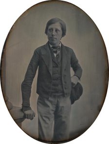 Portrait of a Boy, 1853-1855. Creators: Albert Sands Southworth, Josiah Johnson Hawes.