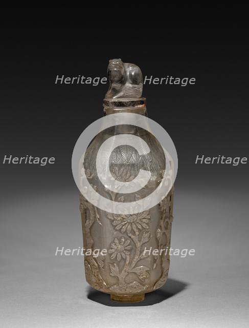 Six-Sided Bottle, 1644-1912. Creator: Unknown.