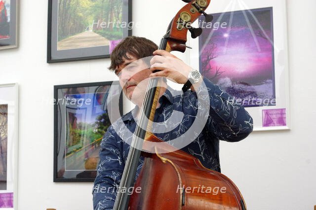 Andy Cleyndert, Jo Harrop and Friends, Clocktower Cafe Jazz Club, Croyden, London, 29 May 2025. Creator: Brian O'Connor.