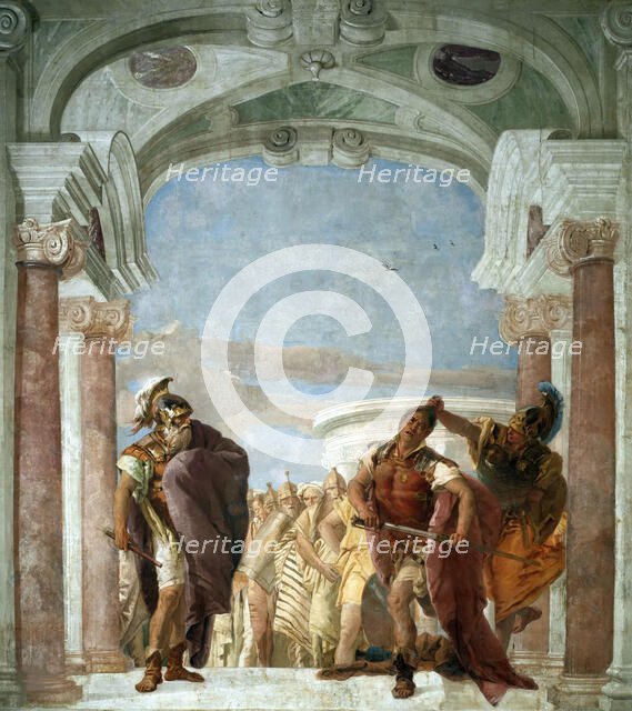 The Rage of Achilles, 1757. Creator: Tiepolo, Giambattista (1696-1770).