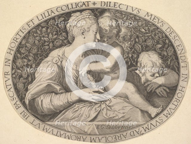 Madonna and Child.n.d. Creator: Aegidius Sadeler II.