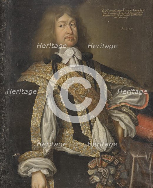 Portrait of Ernest Günther, Duke of Schleswig-Holstein-Sonderburg-Augustenburg, 1650. Creator: Anon.