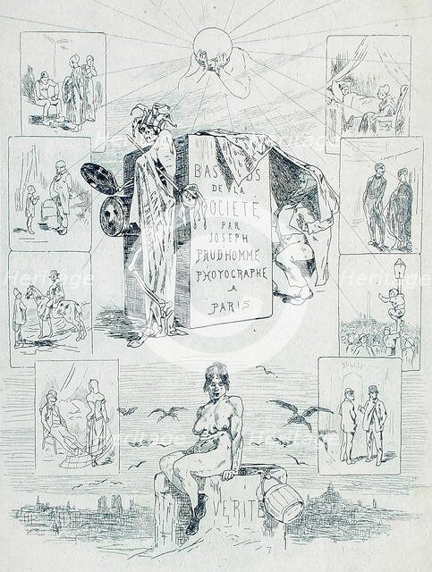 Les Bas-fonds de la société, 1864. Creator: Félicien Rops.