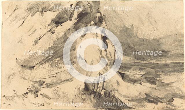 Shipwreck in Storm. Creator: William Hart.