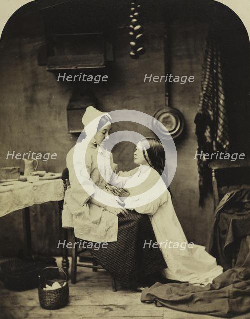 She Runs Home and Tells Her Mother All about It, 1858. Creator: Henry Peach Robinson (British, 1830-1901).