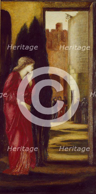 Danäe and the brazen Tower, 1872. Artist: Sir Edward Coley Burne-Jones.