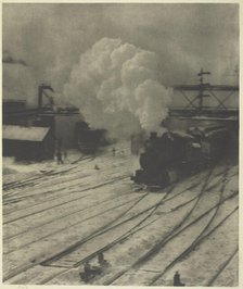 The Railroad Yard, Winter, 1903. Creator: Alfred Stieglitz.
