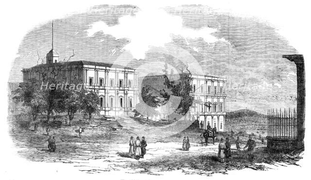The French Military Barracks, outside Pera, 1854. Creator: Unknown.