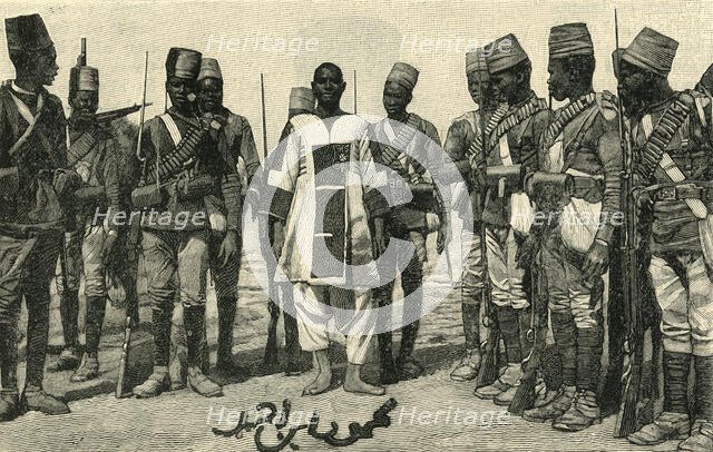 'The Emir Mahmud Under Guard', 1898, (c1900).  Creator: Unknown.