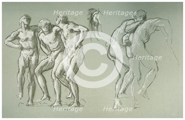 Study by Sir Frederic Leighton, c1880-1882.Artist: Frederic Leighton