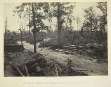 Battle Field of New Hope Church, GA, No. 1, 1866. Creator: George N. Barnard.