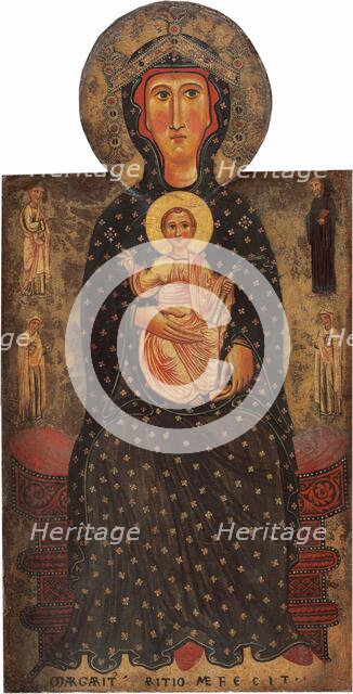 Madonna and Child Enthroned with Four Saints, c. 1240/1245. Creator: Margarito d'Arezzo.