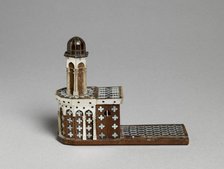 Brown wood model of the Holy Sepulchre, c17th century. Artist: Unknown.