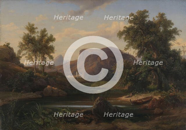 Landscape in Tirol, Undated. Creator: Carl Maria Nicolaus Hummel.