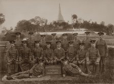 The Quartermaster's Staff of the 1st Royal Munster Fusiliers, Rangoon, Burma, 1913. Artist: Unknown
