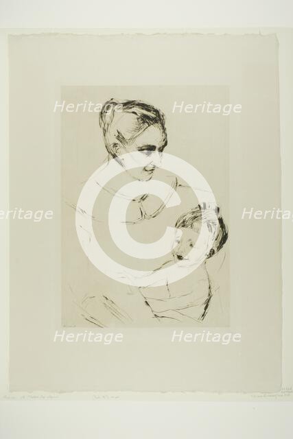 A Mother's Joy, 1902. Creator: Edvard Munch.