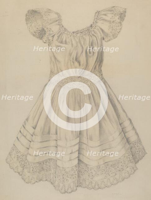 Child's Dress, 1935/1942. Creator: Marjorie McIntyre.