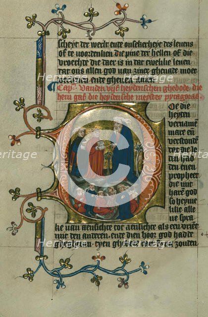 Pythagoras and his disciples, 1400-1404. Creator: Unknown.