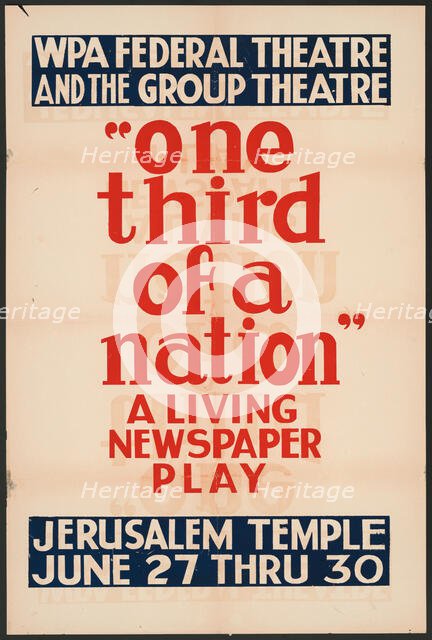 One Third of a Nation, New Orleans, 1938. Creator: Unknown.