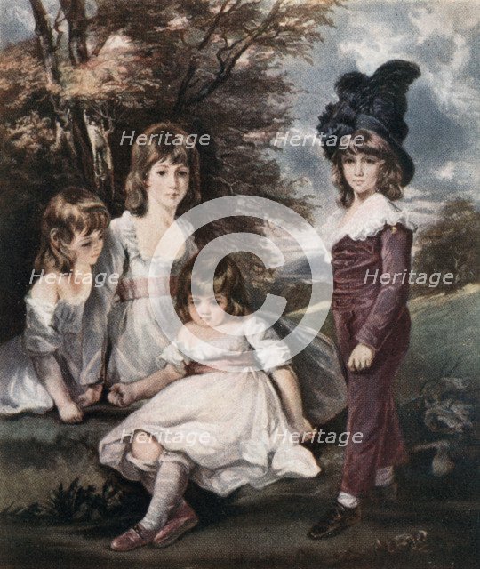 'Juvenile Retirement', 18th century, (1912).Artist: L Edwards