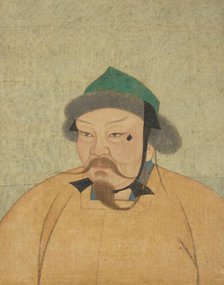 Portrait of Ögedei Khan (1186-1241), 14th century. Creator: Chinese Master.