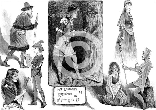 "As You Like It," at the St. James’s Theatre, 1890. Creator: R. Taylor.