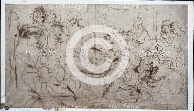 Tomyris with the Head of Cyrus, c. 1637-1638. Creator: Peter Paul Rubens (Flemish, 1577-1640).