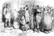 The State of Ireland: "boycotting" a tradesman, County Mayo, 1881. Creator: Unknown.