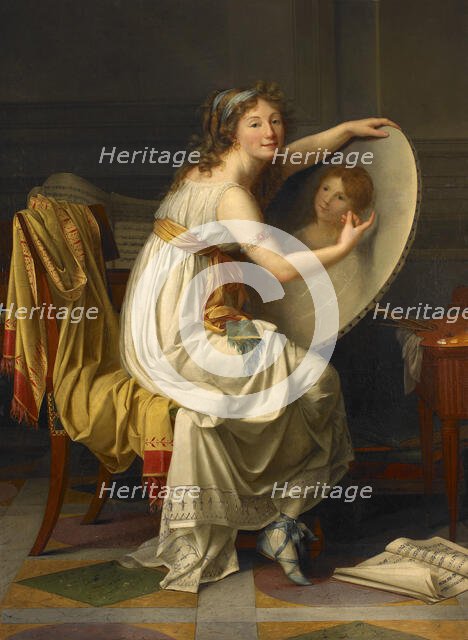 Self-portrait, c1799. Creator: Romany (Romanée); Adèle (1769-1846).