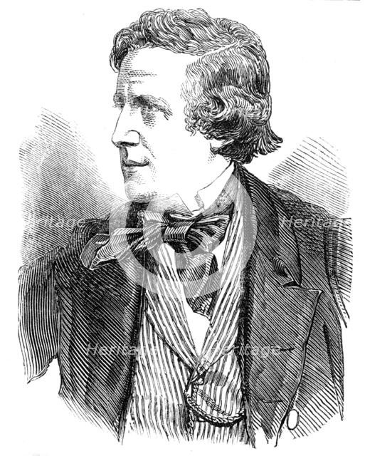 The Right Hon. W. G. Hayter, Q.C., M.P. for Wells, 1850.  Creator: Unknown.