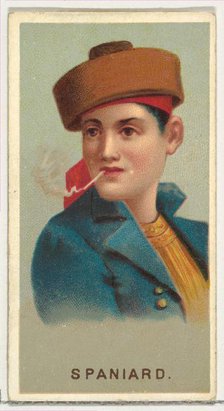 Spaniard, from World's Smokers series (N33) for Allen & Ginter Cigarettes, 1888. Creator: Allen & Ginter.