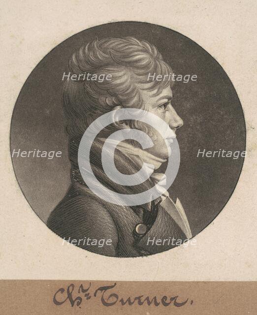 Charles Turner, 1807. Creator: Charles Balthazar Julien Févret de Saint-Mémin.