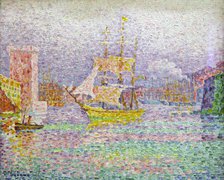'Port of Marseilles', 1906-1907. Artist: Paul Signac
