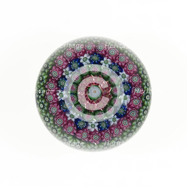 Paperweight, Clichy, 19th century. Creator: Clichy Glassworks.