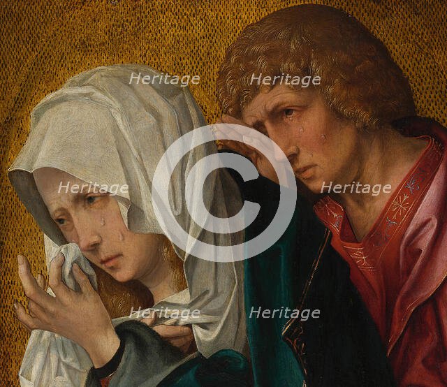 The Virgin and Saint John the Evangelist, c. 1520. Creators: Workshop of Jacob Cornelisz. van Oostsanen, Master of the Berlin Sketchbook.