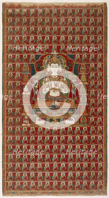 Sarvavid Vairochana, From a Set of the Five Jina Buddhas..., c.late 13th - early 14th cent. Creator: Anon.