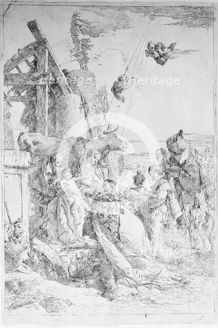 Adoration of the Magi, ca. 1753 (?). Creator: Giovanni Battista Tiepolo.