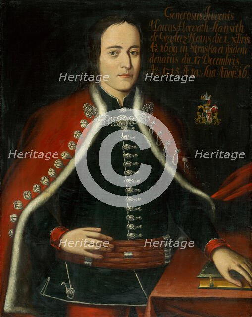 Marek Horváth-Stancic in Zeman Costume as a 16-Year-Old, 1715. Creator: Unknown.