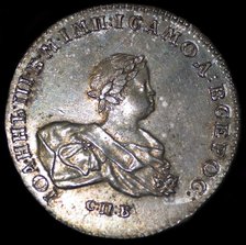 Tsar Ivan VI Antonovich of Russia (1740-1764). Silver ruble of 1741, 1741. Artist: Numismatic, Russian coins  