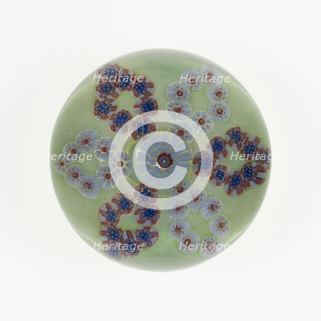 Paperweight, France, c. 1845-60. Creator: Saint-Louis Glassworks.